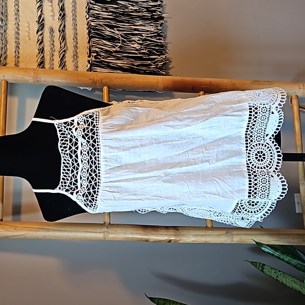 Gap White Lace Tank